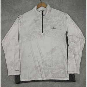 HABIT Men's Black Fork Mountain Trail 1/4 Zip Performance Layer  Sz XL‎ Realtree